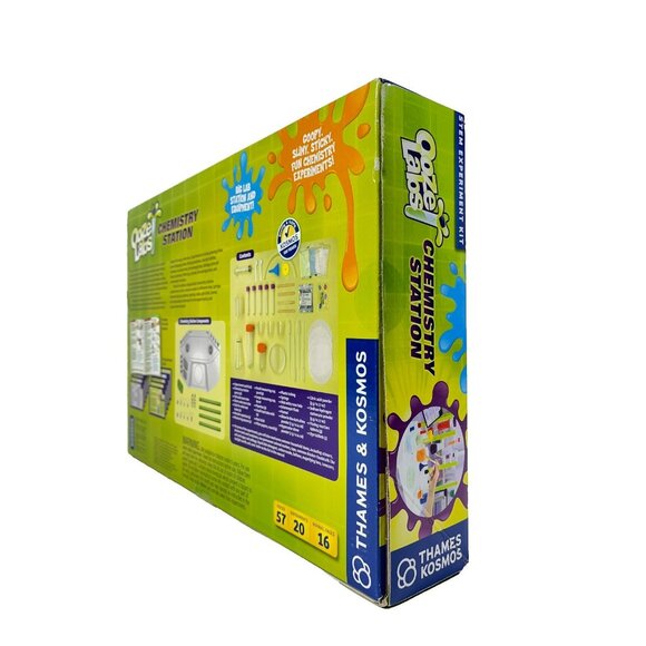 Thames & Kosmos Ooze Labs Kids Chemistry Station Stem Experiment Kit 57 Pieces - Picture 5 of 11